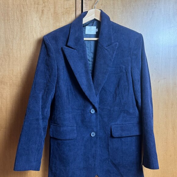 BIRTHDAY Jackets & Blazers - BIRTHDAY | Navy Corduroy Blazer